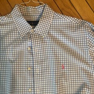 Ralph Lauren white/blue men’s dress shirt